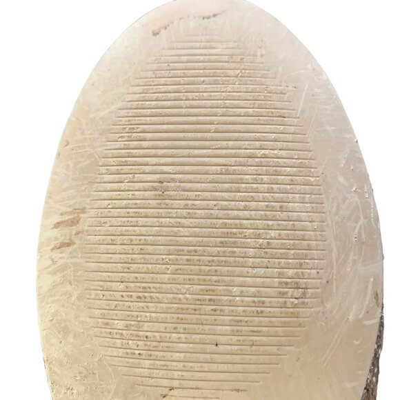 Girls Gold Glittery Ballet Mary Jane Flats Party Shoes Size 5 J. Crew Factory - Picture 8 of 12